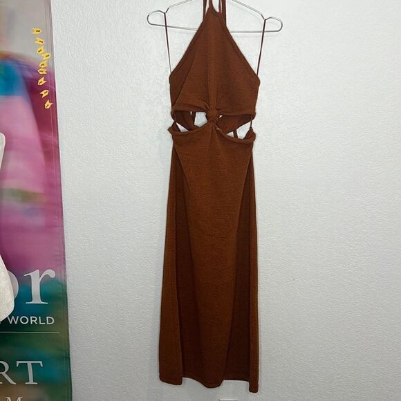 NWT Cult Gaia Cameron Knit Dress Amber XL - Picture 2 of 16